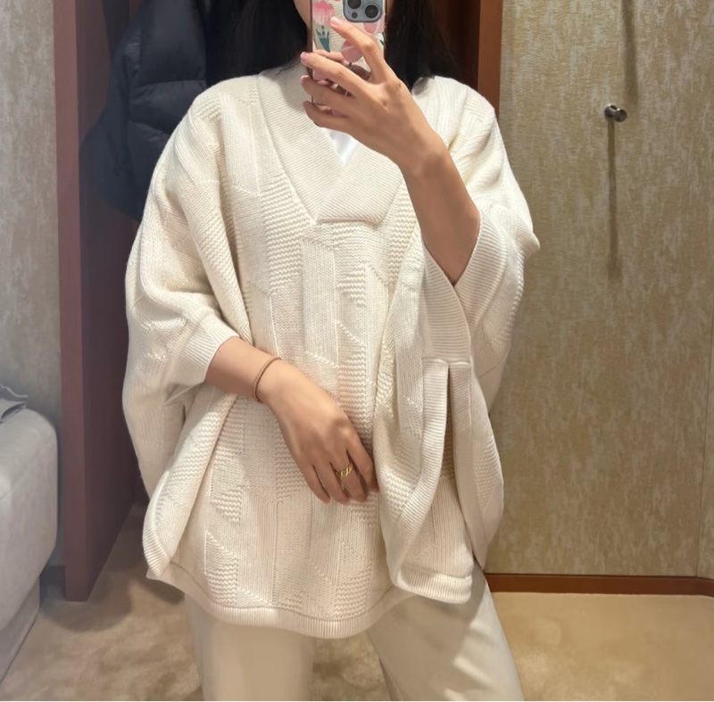 Hermes 毛衣斗篷 上衣 / 38 女裝 最低價-4