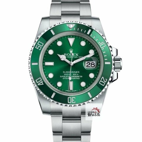 【大眾名錶】ROLEX 勞力士116610LV Submariner潛航者 2017/02全套 經典收藏 綠色面盤 綠水鬼 B1306