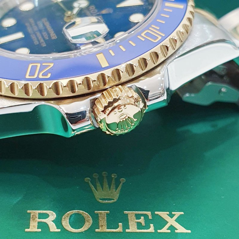 【大眾名錶】 Rolex 勞力士 116613LB Submariner潛航者 2017/08全配 熱門推薦 半金藍水鬼 B1307-6