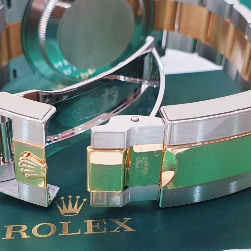 【大眾名錶】 Rolex 勞力士 126613LB 潛航者 2021/08綠卡 新款熱銷 半金藍水鬼 已貼膜 品相漂亮 B1309-8