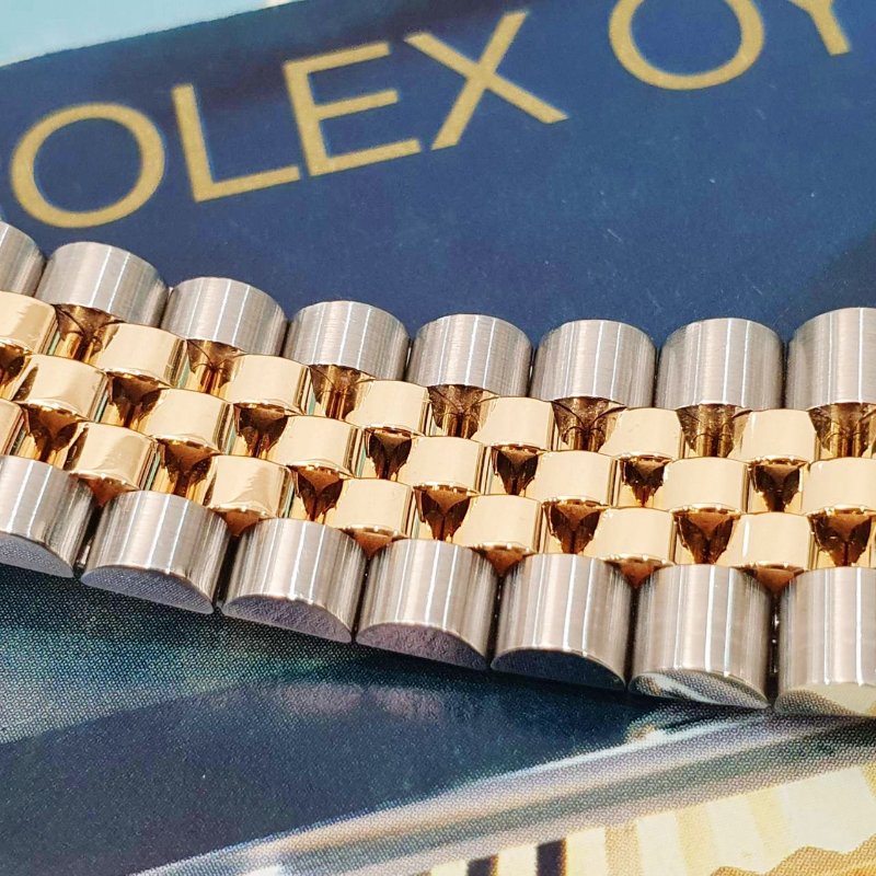 【大眾名錶】Rolex 勞力士 16233 Datejust 蠔式日誌 經典款 金色T柱面盤 太陽圈 錶徑36mm 自動上鍊 18K金及不鏽鋼 B1310-7