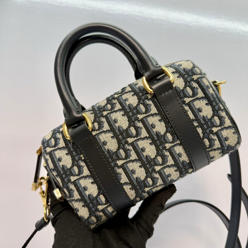 DIOR 迪奧 老花OBLIQUE MINI BOSTON手提斜背2WAY包-1