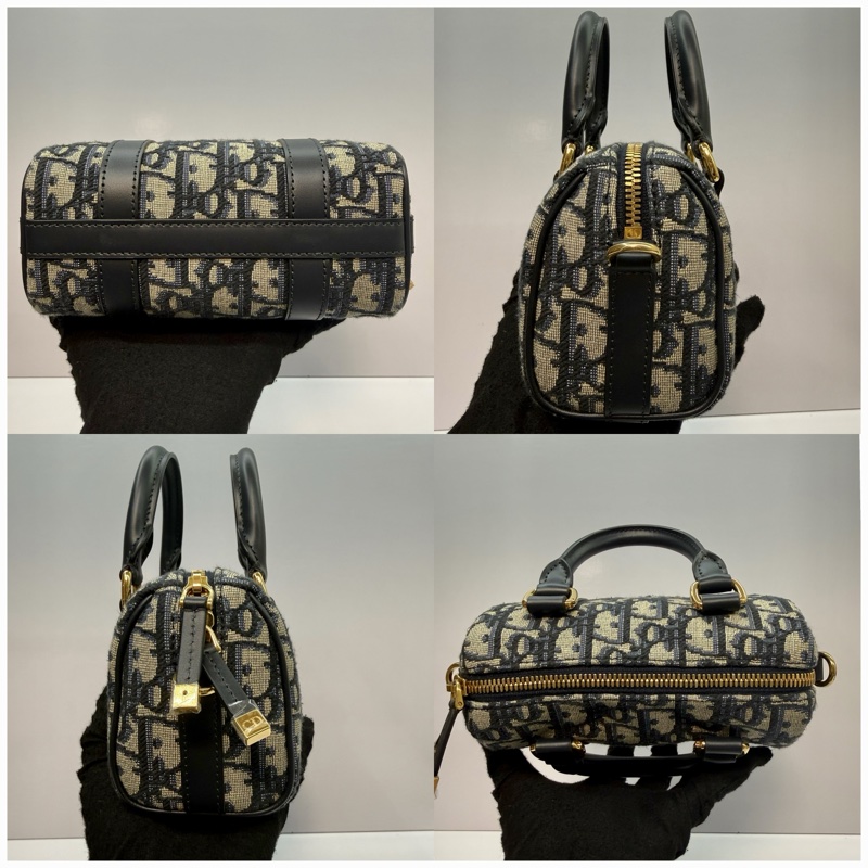 DIOR 迪奧 老花OBLIQUE MINI BOSTON手提斜背2WAY包-3