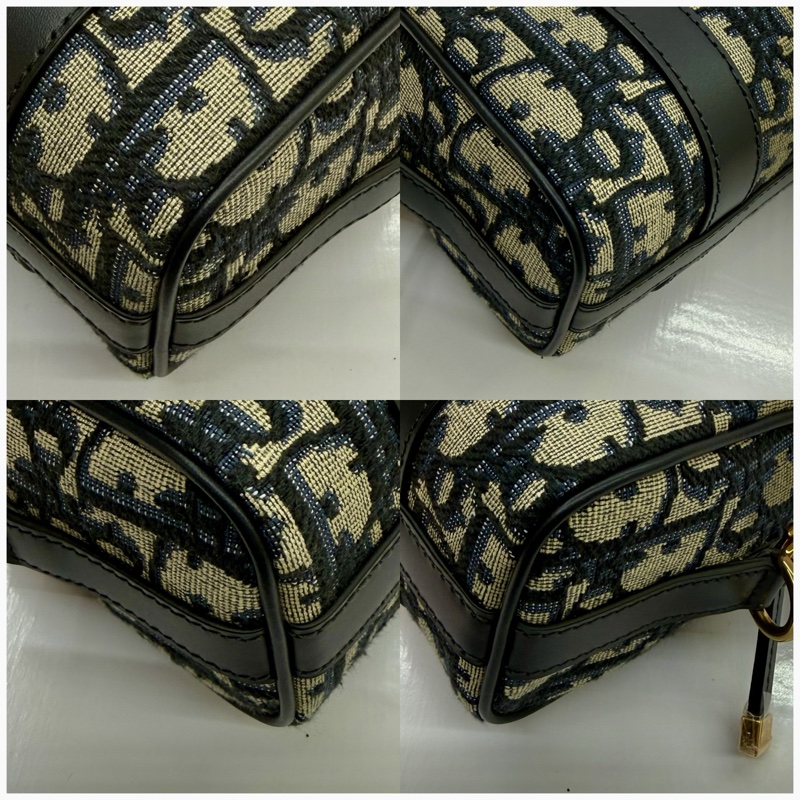 DIOR 迪奧 老花OBLIQUE MINI BOSTON手提斜背2WAY包-4