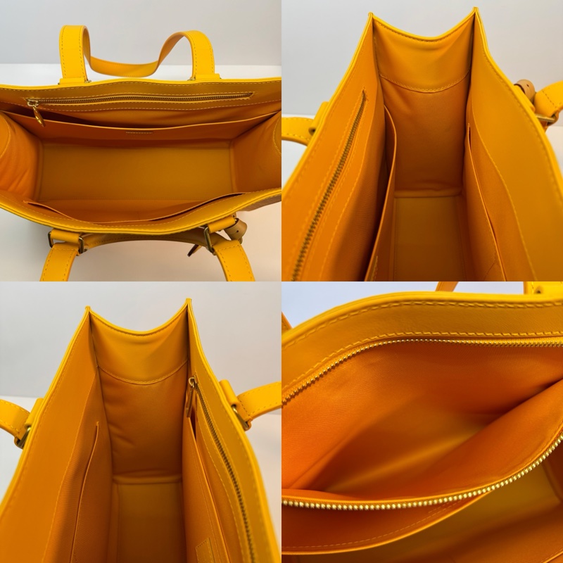 LOUIS VUITTON 路易威登 黃色ECLIPSE SAC PLAT 24H　TOTE手提包 M12683-5