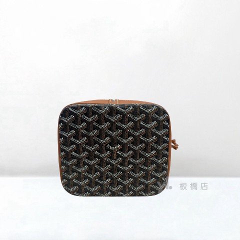 Y2031-GOYARD 棕色Petit flot水桶包-5