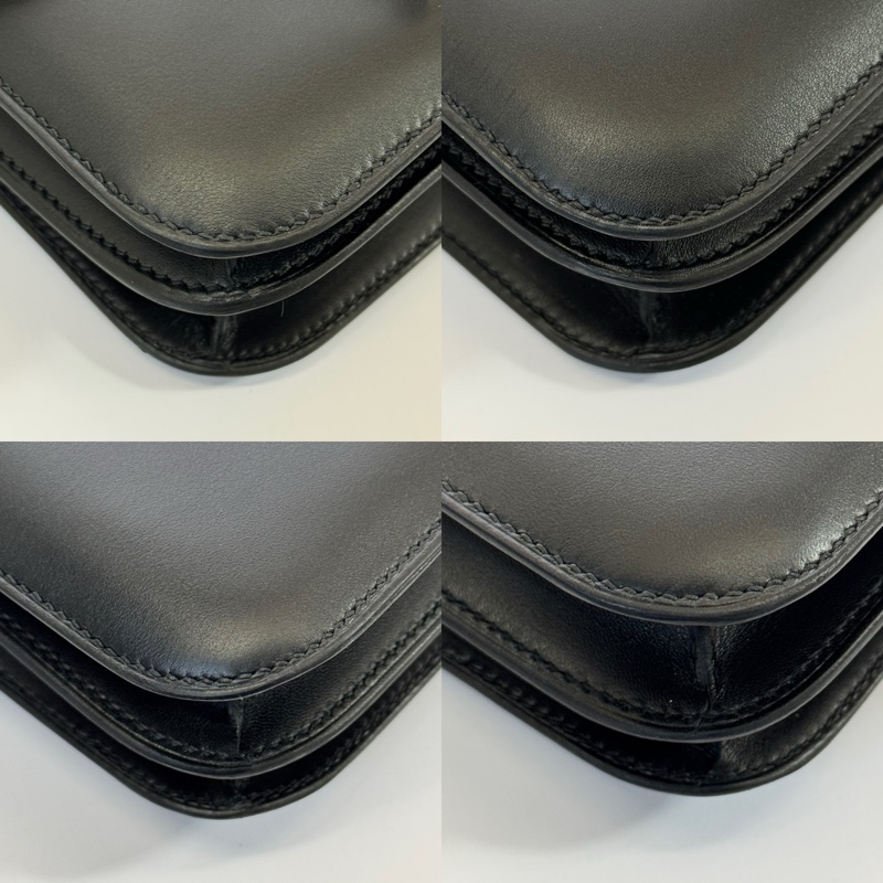 HERMES 愛馬仕 黑色CONSTANCE 18 MINI斜背包-4