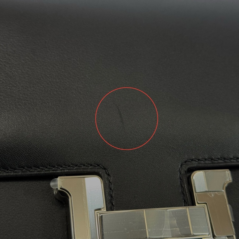 HERMES 愛馬仕 黑色CONSTANCE 18 MINI斜背包-7
