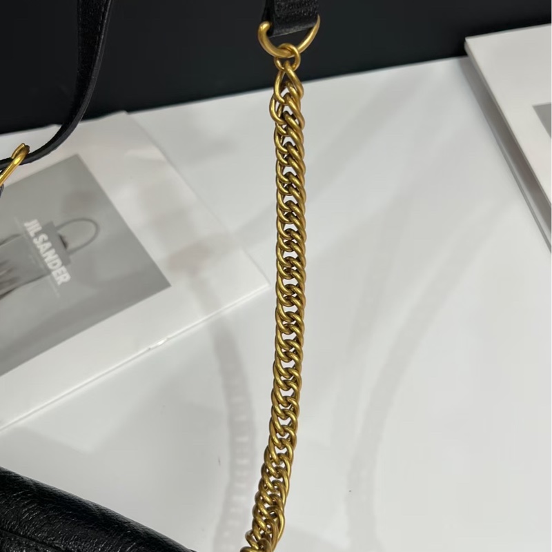 BALENCIAGA 黑色拉鍊腰包24*15*6 98新配件塵袋-6