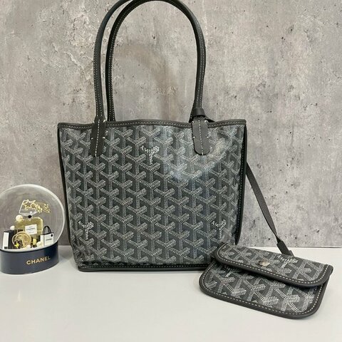 Goyard mini tote 灰色