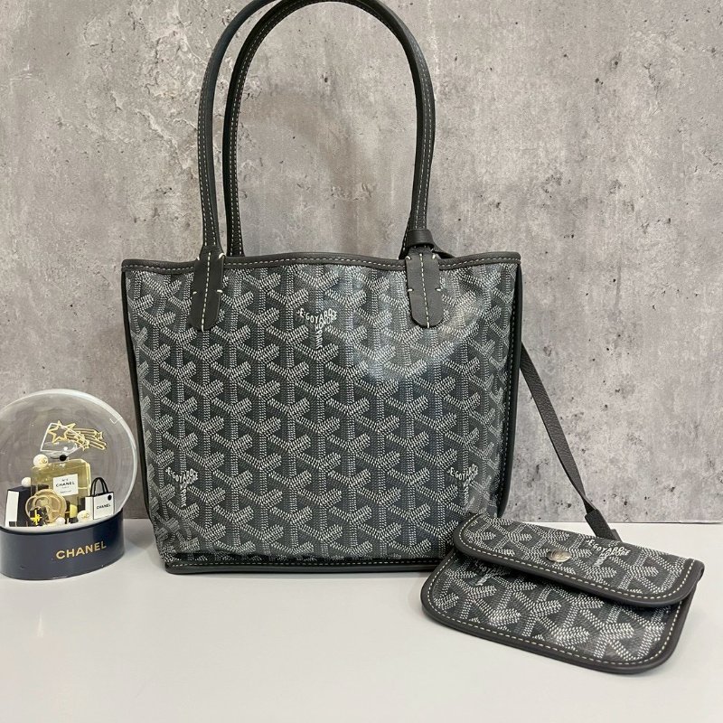Goyard mini tote 灰色-0
