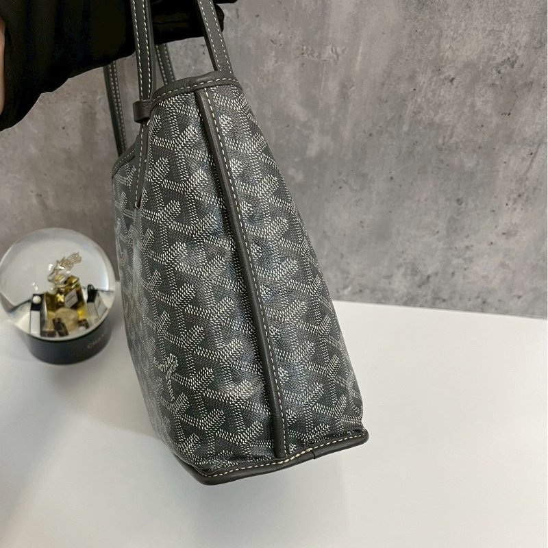 Goyard mini tote 灰色-4