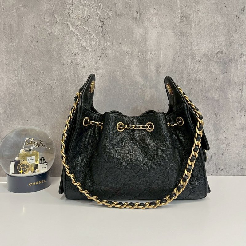 Chanel 25bag mini 黑金荔枝牛 2026/4月離櫃-2