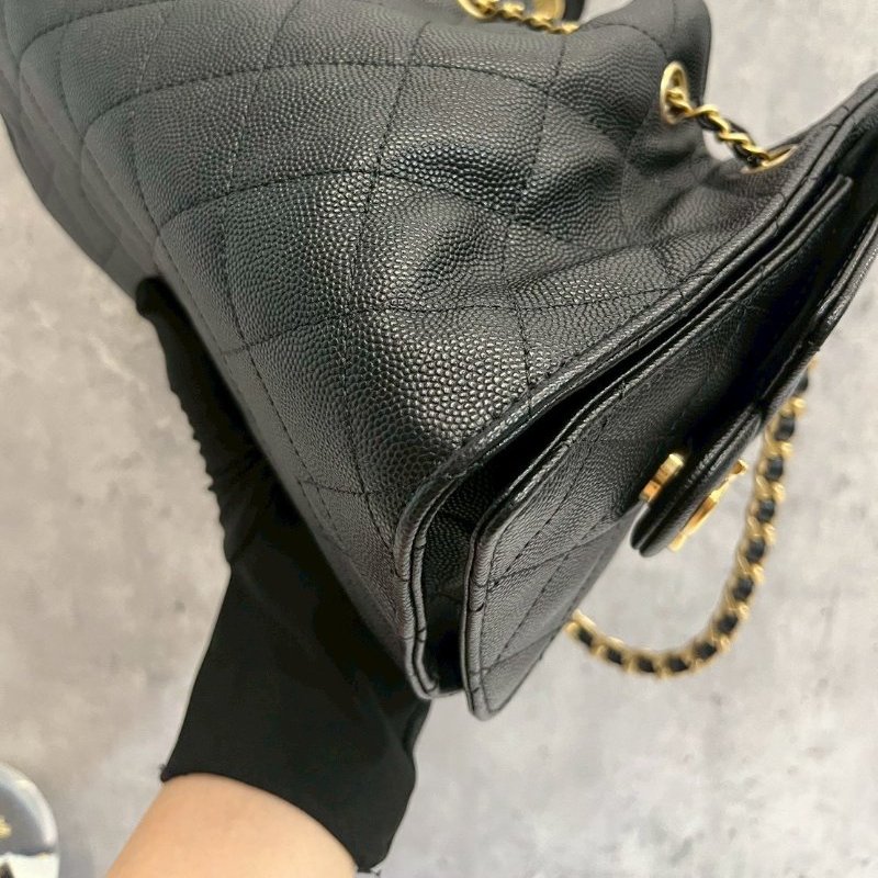 Chanel 25bag mini 黑金荔枝牛 2026/4月離櫃-14