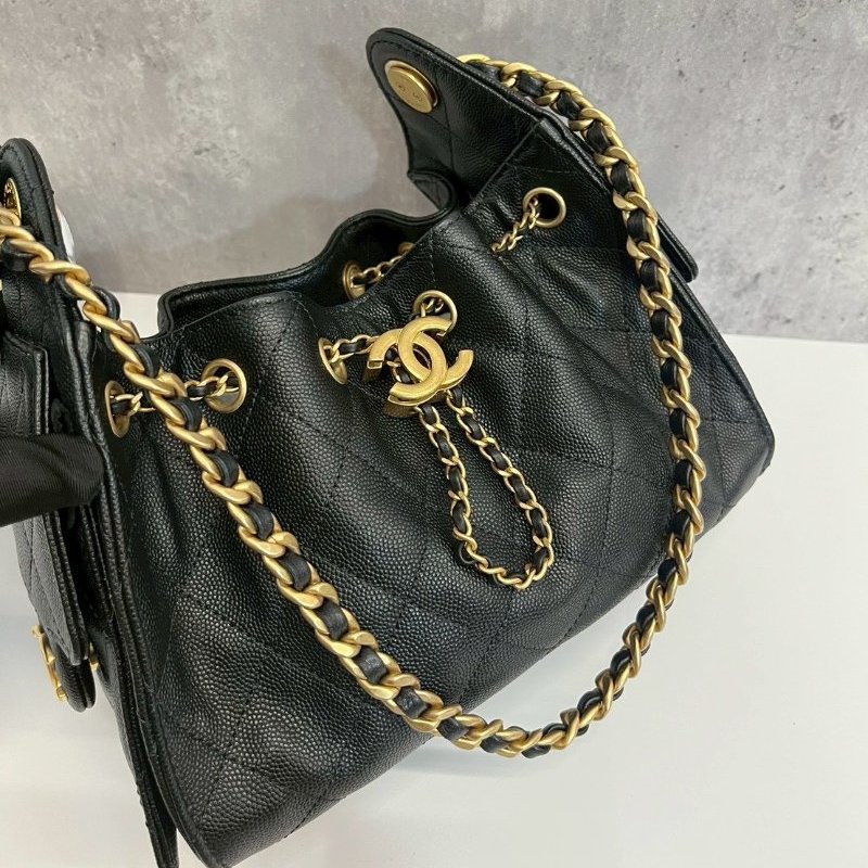 Chanel 25bag mini 黑金荔枝牛 2026/4月離櫃-15