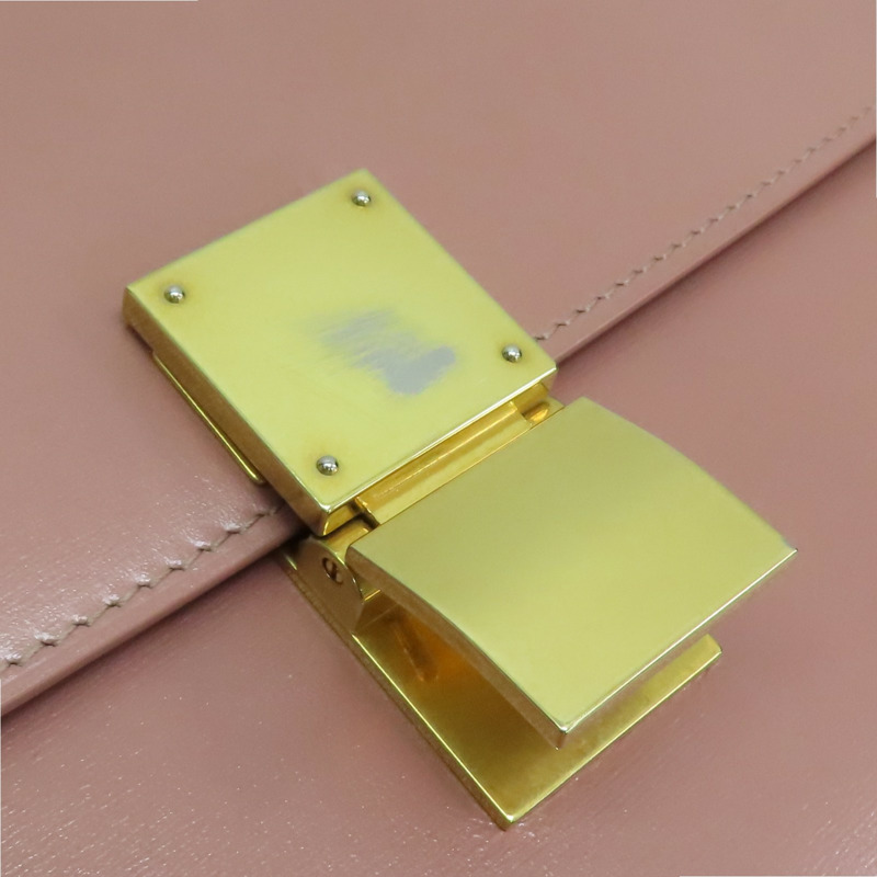 粉色 牛皮 Classic Box 肩背包【CELINE 賽琳】-12