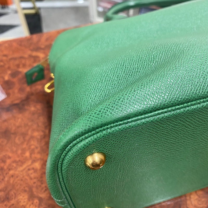 「JL精品代購」9新 HERMES 愛馬仕 Bolide 35 綠Kushbel-10