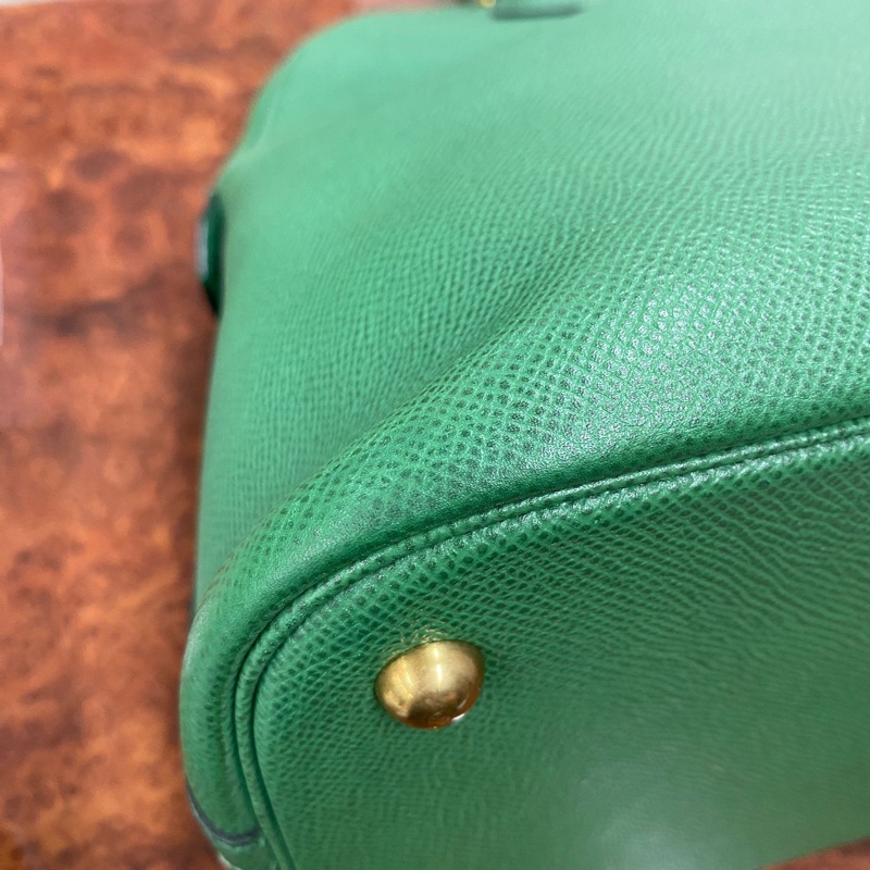 「JL精品代購」9新 HERMES 愛馬仕 Bolide 35 綠Kushbel-14