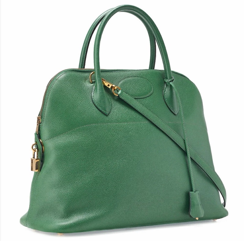 「JL精品代購」9新 HERMES 愛馬仕 Bolide 35 綠Kushbel-20
