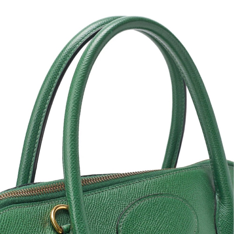 「JL精品代購」9新 HERMES 愛馬仕 Bolide 35 綠Kushbel-24