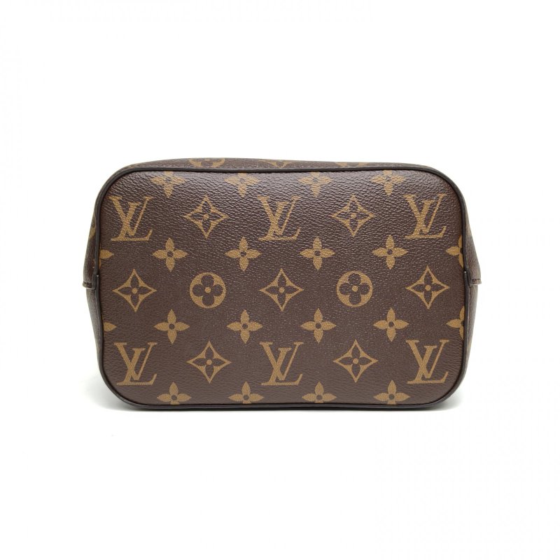 LOUIS VUITTON NÉONOÉ水桶包BB20老花PVC金扣晶片22聖誕肩背包-4