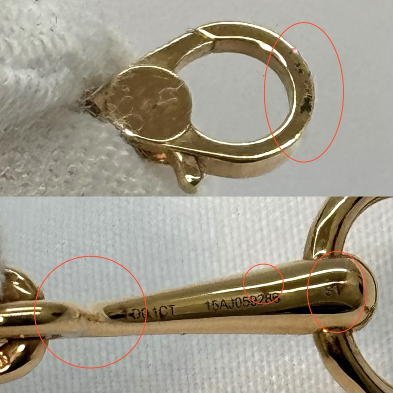 HERMES 愛馬仕 Filet d'Or 馬銜18K金手鍊-6