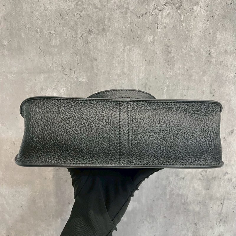 Hermes Halzan 25黑金 B刻TC皮全配98新 台灣購證-8