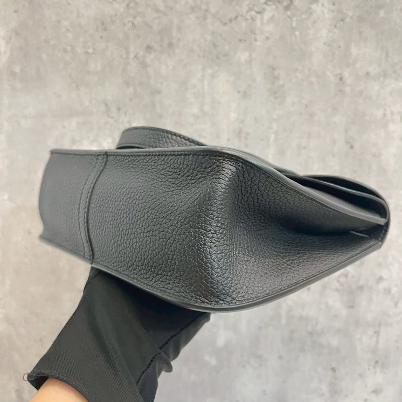 Hermes Halzan 25黑金 B刻TC皮全配98新 台灣購證-10