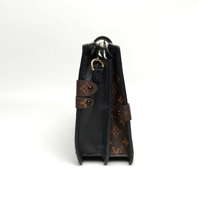 LOUIS VUITTON TrunkClutch軟盒子包拼色PVC晶片肩背包-1