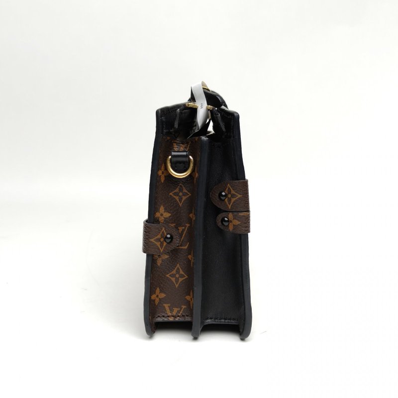 LOUIS VUITTON TrunkClutch軟盒子包拼色PVC晶片肩背包-3