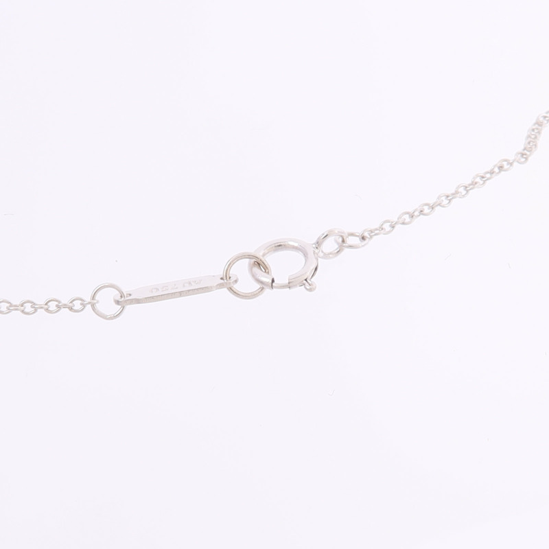 TIFFANY＆CO 18K白金Necklace項鍊-4
