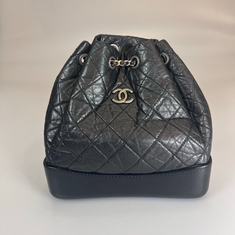 CHANEL 流浪後背小號 黑A94485/晶片款-0