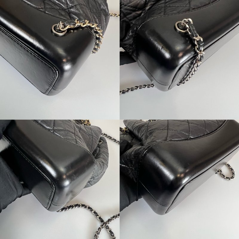 CHANEL 流浪後背小號 黑A94485/晶片款-9