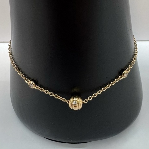 PIAGET 伯爵 Possession系列旋轉圓珠鑲鑽18K金手鍊