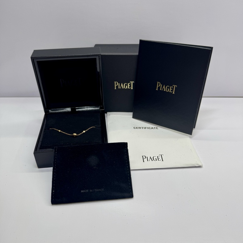 PIAGET 伯爵 Possession系列旋轉圓珠鑲鑽18K金手鍊-1