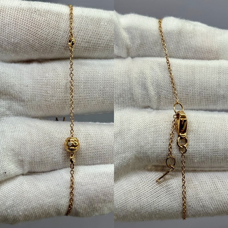 PIAGET 伯爵 Possession系列旋轉圓珠鑲鑽18K金手鍊-2
