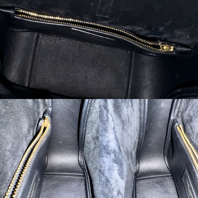 YSL 黑色牛皮 LE 5 À 7 SUPPLE SMALL IN GRAINED 肩背包713938-6