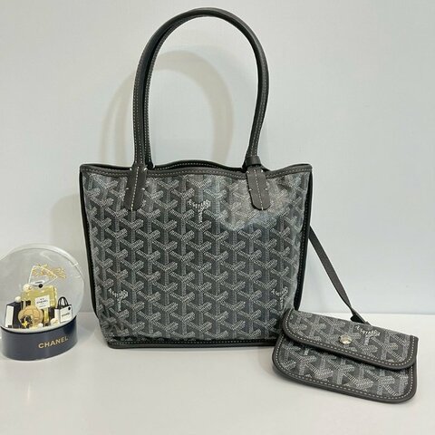 Goyard mini tote 灰色