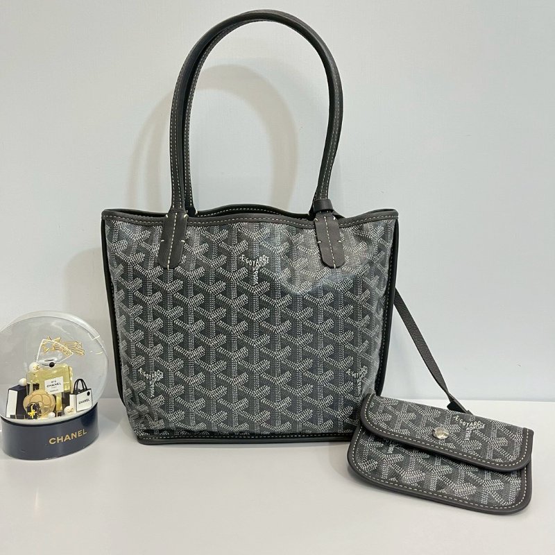 Goyard mini tote 灰色-0