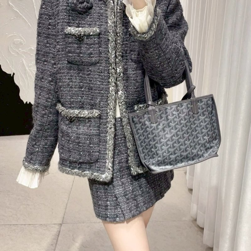 Goyard mini tote 灰色-1