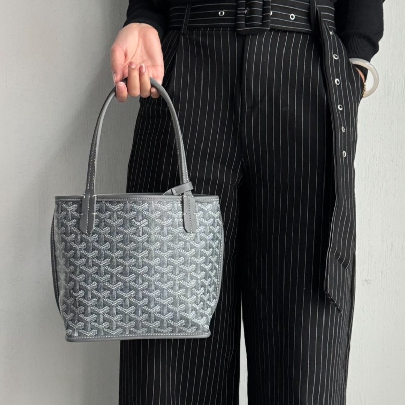 Goyard mini tote 灰色-3