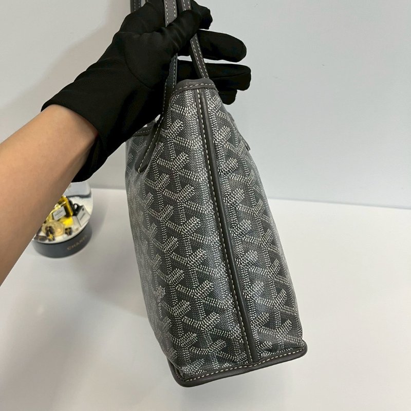 Goyard mini tote 灰色-4