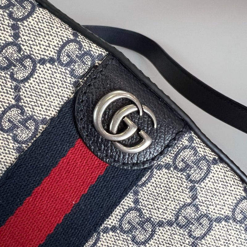 GUCCI 681064 藍老花相機包-6
