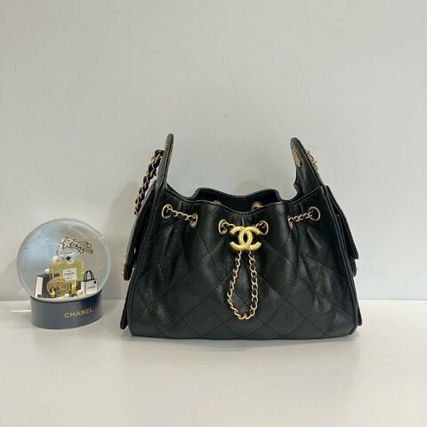 Chanel 25bag mini 黑金荔枝牛 2026/4月離櫃 全配
