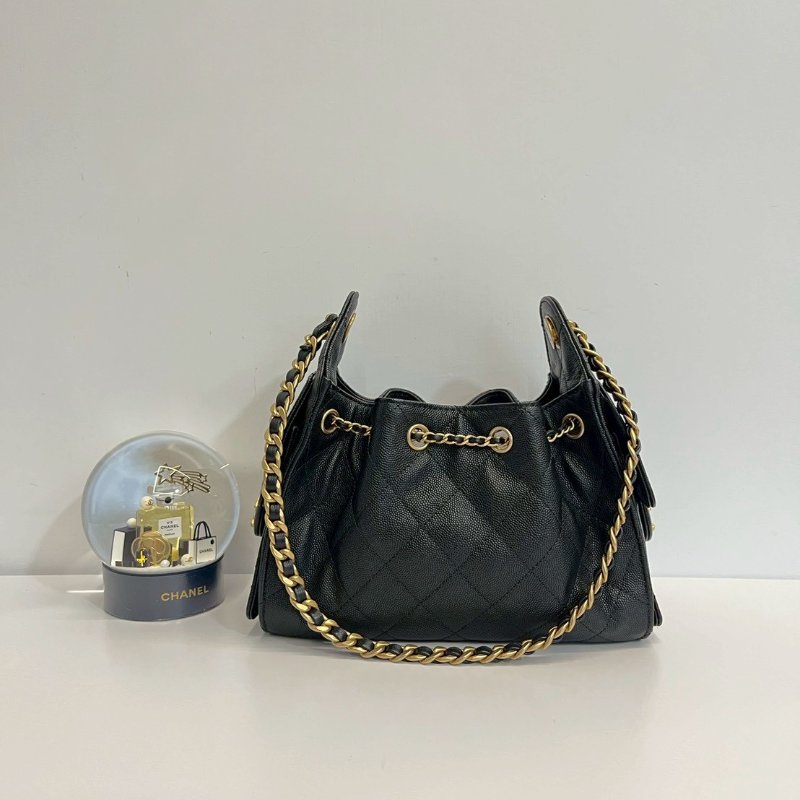 Chanel 25bag mini 黑金荔枝牛 2026/4月離櫃 全配-2