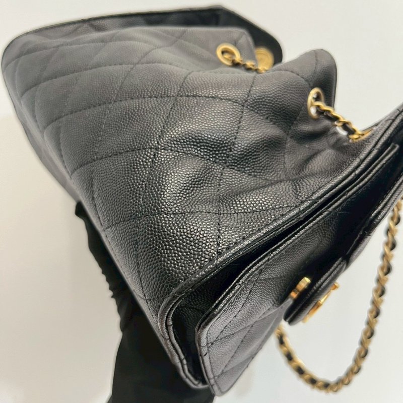 Chanel 25bag mini 黑金荔枝牛 2026/4月離櫃 全配-12