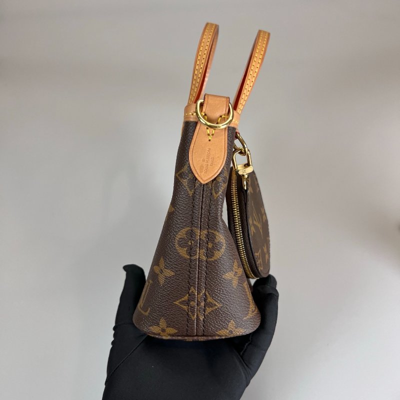 LV M46786/晶片款 老花Neverfull BB 托特包-3