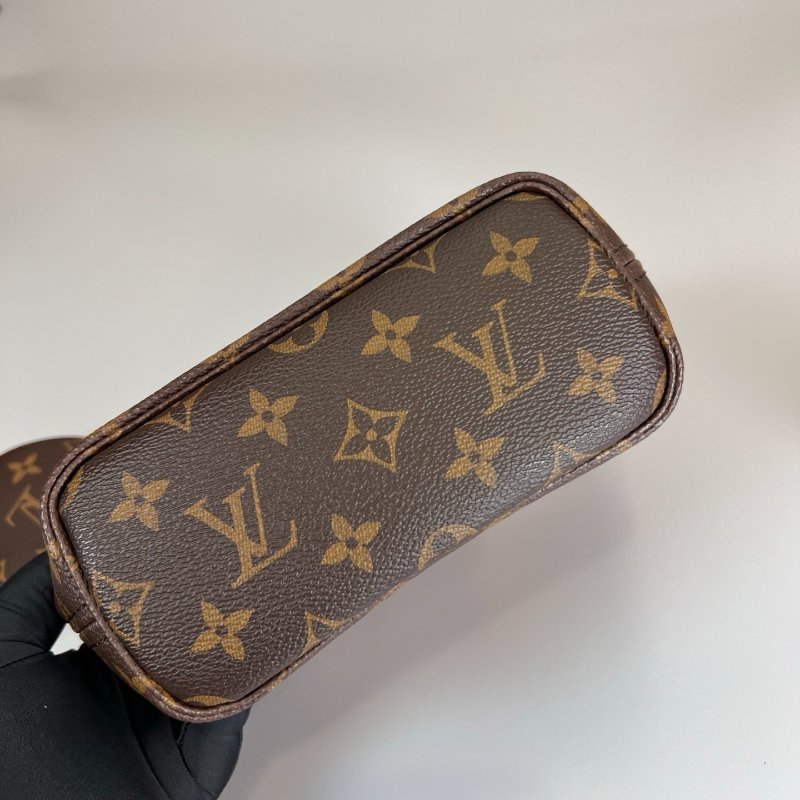 LV M46786/晶片款 老花Neverfull BB 托特包-4