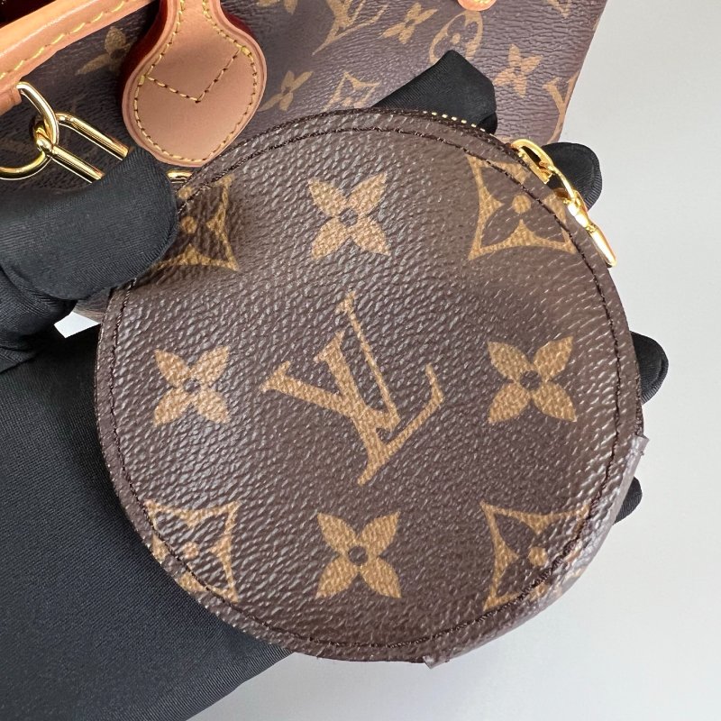 LV M46786/晶片款 老花Neverfull BB 托特包-9