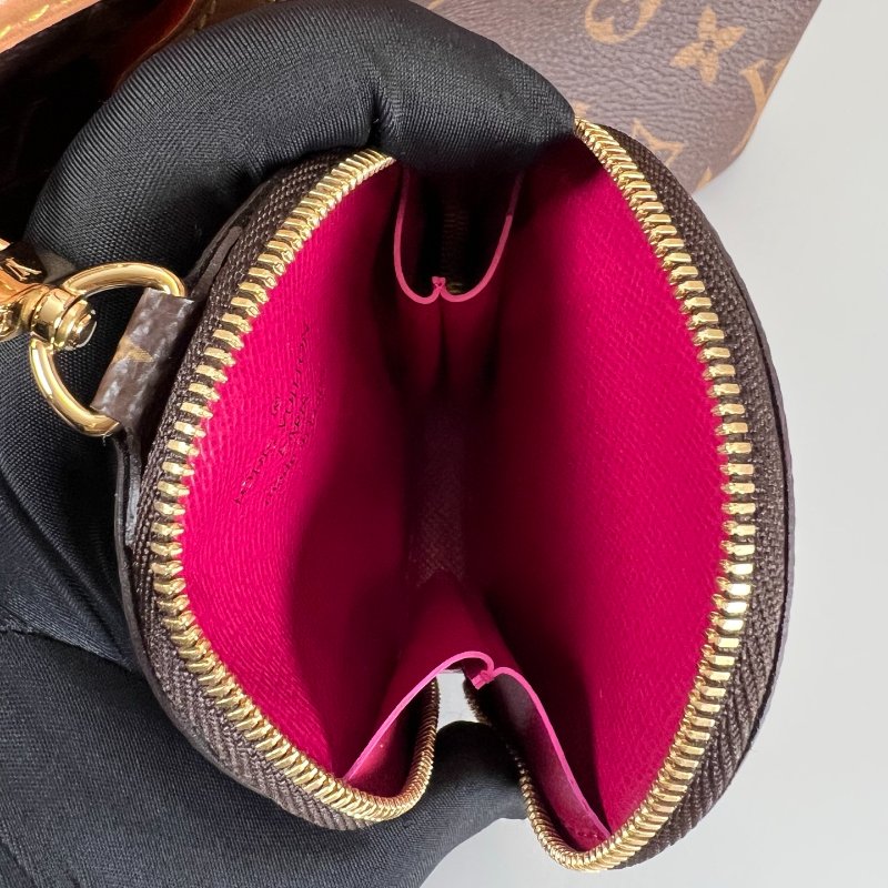 LV M46786/晶片款 老花Neverfull BB 托特包-11